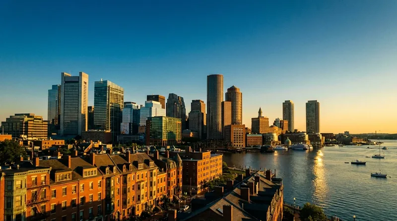 Boston skyline, Boston business license