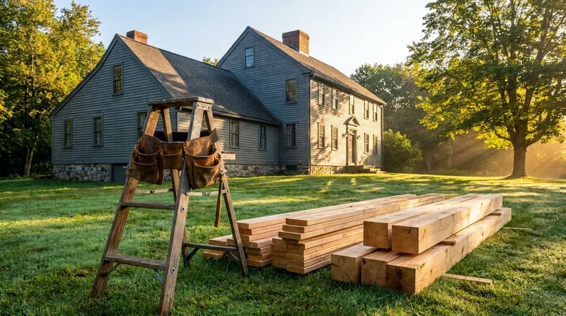 Contractor at a Massachusetts residential jobsite, How to start an hvac business in massachusetts